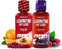 iSatori L- Carnitin 1500, Flydende L- Carnitin med Acetyl L- Carnitin, Blandede Berry Flavor (24 Servere) & Malibu Beach Flavor (24 Servere)