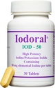Optimox Iodoral 50 mg tillæg - Kalium Iodide tabletter, højpotens jod, kosttilskud til thyreoideastøtte, Lugol 's jod opløsning - 30 greve