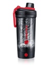VOLTRX Shaker Flaske, Gallium USB C Genopladelig Elektrisk Protein Shake mixer, Shaker Cups til Protein Shakes og Meal Erstatning Shakes, BPA Free, Lavet med Tritan, 24oz, Rød
