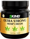 5kind Extra Strong Hamp Cream 16,9 fl oz- Maksimum Styrke - Natural Lindrende Relief - Muscle Rub til Lavere Ryg, Joints, Neck, Knees & Skuldere - Maksimal Styrke Hamp Cream