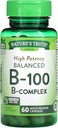 Nature 's Truth High Potency Balanced B- 100 B- Complex, 60 Greve (pakke med 3)