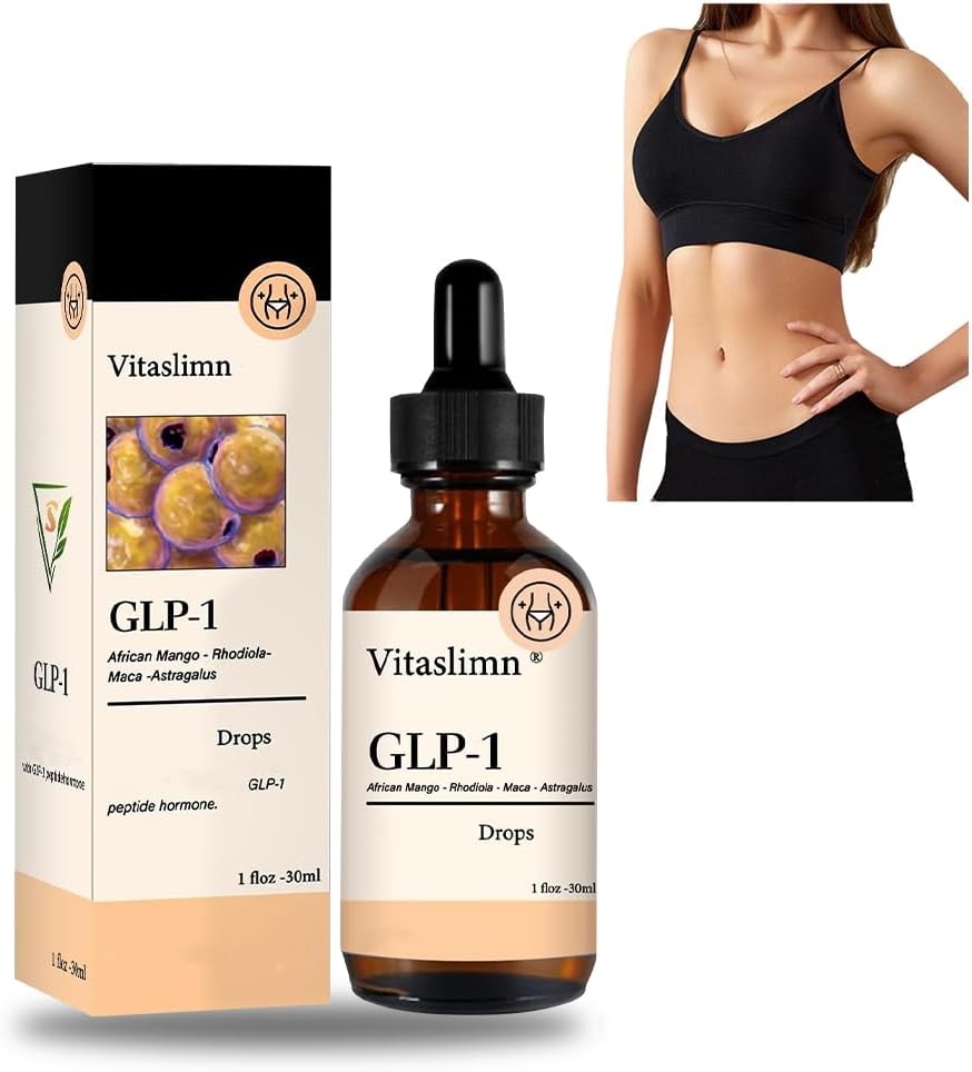 GLP-1 Supplement flydende dråber til, Vægt & Appetit - 1PCS