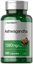 Horbäach Ashwagandha Supplement: 124; 180 Kapsler: 124; for kvinder og mænd: 124; Herbal Root Extract: 124; Non- GMO, Gluten Free