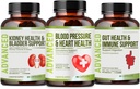 Heart Health Blood Pressure Support - Support Blood Pressure & Sund Cirkularitet Naturligvis med Hawthorn Berry & Hibiscus. Vitaminer piller for sund hypertension (BP) og sundt hjerte.