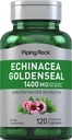 Piping Rock Echinacea Goldenseal Kapsler 124; 1400mg