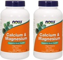 Nu fødevarer Calcium & Magnesium, 250 tabletter (pakke med 2)