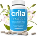 CRILA Prostata Kosttilskud til mænd - 60 Ct. I Natural Formel for Færre Badeværelse Trips * & Forbedret søvn *, Patenteret Prostata Støtte med NO Saw Palmetto Uddrag & NO bivirkninger *