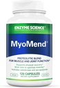 Enzyme Science Myomend - Joint Support Supplement - Formuleret med Bromelain, Rutin, Nattokinase og Serrapeptase - Enzyme Health Supplement - Vegan og Kosher - 120 kapsler