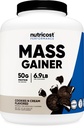 Nutricost Mass Gainer Cookies N Cream Flavor, 6.9 LBS, 50 gram protein per servering - ikke-GMO