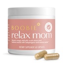 Boobie Relax Mor, Postpartum Stress Support Supplement 124; Amning Godkendt 124; Food og energi Support med Ashwagandha & L- Theanine, 60 kapsler
