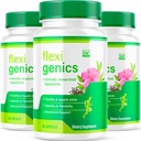 (3 Pack) Flexigenics Supplement Kapsler, Flexigenics Kapsler, Flexigenics, Flexigenics Supplement, Flexigenics Advanced Formel Pills, Flexi Genis Support Formel, 3 Måneder