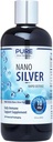 Pure Nano Sølv Spray 16oz Refill • 124; 10 PPM Daglig immunforsvar Supplement • 124; Nemt Absorberet Kolloid Nano Sølv Spray • 124; Probiotik- Friendly Silver Solution