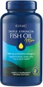 GNC tredobbelt styrke Fish Oil Mini Omega 3 tillæg, 1000mg EPA og DHA, understøtter hjerte, hjerne, hud, øje og fælles sundhed, 240 Mini Softgels
