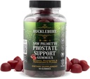 BuckLEBURY 9-in-1 Natural Saw Palmetto Gummies med Raspberry & Pomegranate Flavor - Plantbaserede Prostata Support Kosttilskud til Herre Brege Sundhed, Hårvækst & Urinary Support - 60 Gummies