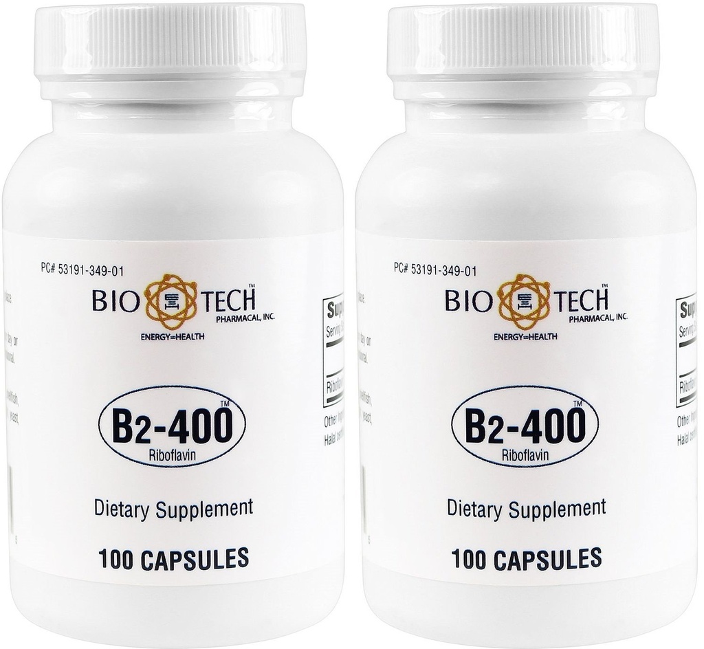 Biotech Pharmacal B2- 400 Riboflavin 100 x 2