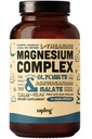 Magnesium Glycinate Complex Supplement - Chelated Magnesium Glycinate with Malate, Organic Ashwagandha, L-theanine & Blue Spirulina - High Absorption, Vegan, Non-GMO, 300mg, 90 Veggie Caps