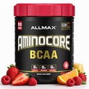 ALLMAX Nutrition AMINOCORE BCAA, Fruit Punch - 945 g Powder - 8.18 Bedste af forgrenede kæde Aminsyre Per Servering - med B Vitamin - Ingen Fillers eller Non- BCAA Aminos - Sukker Free - 90 Servering