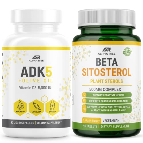 ADK 5 Vitamin supplement + Beta sitosterol - Natural Plant Steroler