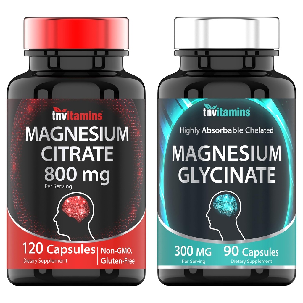 Magnesiumglycinat & Magnesiumcitrat