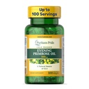 Puritans Pride Cold Pressed Aften Primrose Oil 500 mg med GLA, Kosttilskud til kvinder og hud sundhed, 100 Rapid Release Soft Gels