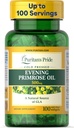Puritans Pride Cold Pressed Aften Primrose Oil 500 mg med GLA, Kosttilskud til kvinder og hud sundhed, 100 Rapid Release Soft Gels