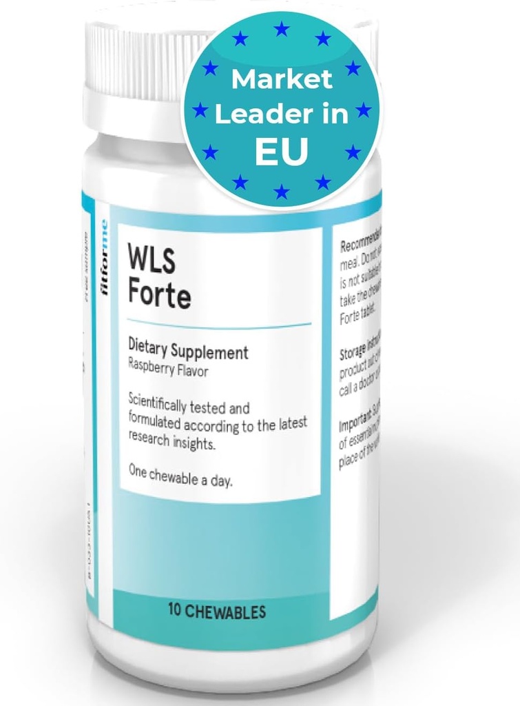 FitForMe Bariatric Multivitaminer Efter Gastric bypass - En om dagen WLS Forte Chewable Starter Pack - 10 dages levering af vitaminer og mineraler, Scientific Proven - Sidste Batch