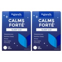 Hyland 's Calms Forte' Sleep Aid Tablets, Natural Relief of Nervøs Tension and Occasional Sleeplesness, 100 Greve (Pack of 2)