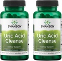 Swanson Uric Acid Cleanse - Natural Supplement Fremme Nyrestøtte - har en kraftfuld kombination af 7 urter - (60 Veggie kapsler) 2 Pack