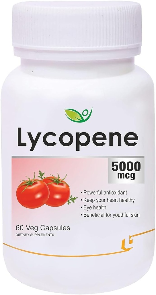 Pub Lycopen med Multivitaminer 5000mcg, understøtter hjerte sundhed, antioxidant supplement - 60 Veg kapsler