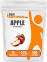 BulkSupplements.com Apple Powder - Apple Fruit Powder, Fiber Supplement til fordøjelsesstøtte - Natural & Gluten Free, 5g per Serving, 500g (1.1 lbs) (Pack of 1)