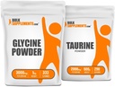 BulkSupplements Glycin 1kg + Taurine 500g Bundle