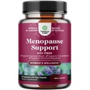 Komplet herbal menopause supplement til kvinder - Soja gratis kvindelige Hormone Balance Kapsler til natten Sweats Hot Flashs & Mood Swings med Dong Quai, Chaste Berry & Black Cohosh Root - 75 Count Pack