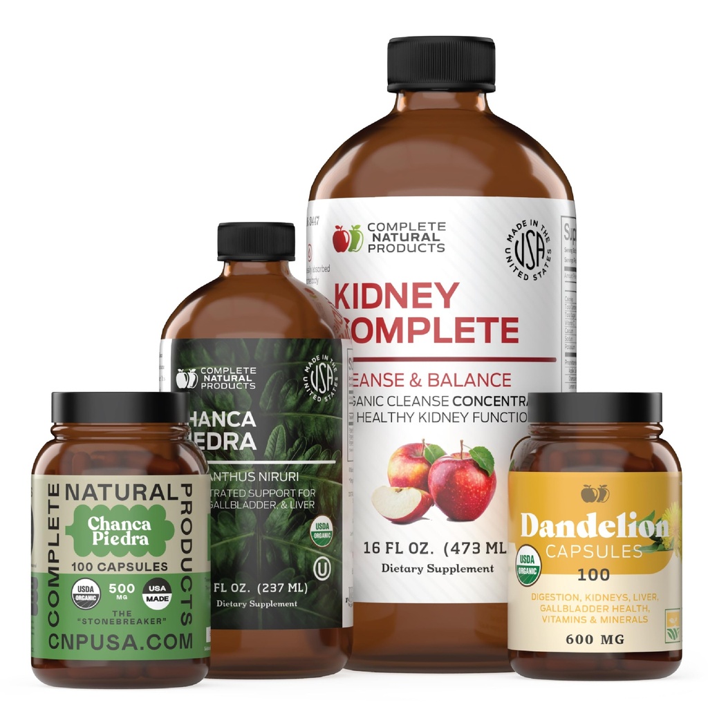 Nyre Komplet bundle - Fuld Nyre Rengøring & Detox support