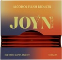 JOYN Supplement for Alkohol Flush Prevention, Detox, Leverstøtte, Asian Glow Relief Measures 124; Feel bedre før & efter drukning af 124; Vitamin med DHM, Milk Thistle, Glutathione, Vitamin B12 Measures 124; 10 Servere