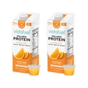 Vidafuel Protein Drink, 16g Protein per 2oz Shot, 32 fl oz Carton, 2 Pack, Citrus, Collagen og Whey Drink, Ingen kunstige sødestoffer