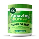 Amazing Grass Green Blend Superfood: Grønne pulver mix for energi, med Organic Spirulina, Chlorella, Beet Root Powder, fordøjelige enzymer & probiotika, Original, 30 Servere (Packaging May Vary)