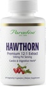 Paradise Herbs Hawthorn Berry, Active Whole Spectrum Extract, Super Potent, Ultra Pure, Vegan, Non- GMO, Gluten Free, 60 Vegetariske Kapsler