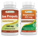 Bedste Naturals Bee Propolis 500 mg & Magnesium Glycinate 425 mg