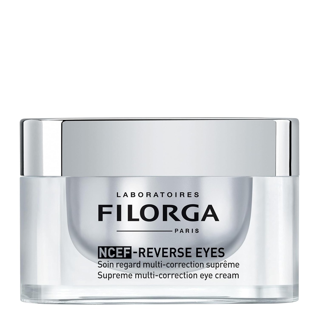 Filorga NCEF- Reverse Eyes Multi- Rettelse Anti Aging Eye Cream, Med Hyaluronsyre, Collagen, og C-vitamin til at reducere wrinkler, mørke cirkler, og Puffiness og Boost Eye moisturizing, 0,5 fl. oz.