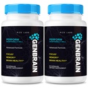 (2 Pack) GenBrain Memory Supplement, GenBrain Extra Strength Brain Support Kapsler, GenBrain Advanced Memory Complex, GenBrain Pure All- Natural Pills, Gen Brain Anmeldelser (120 Kapsler)