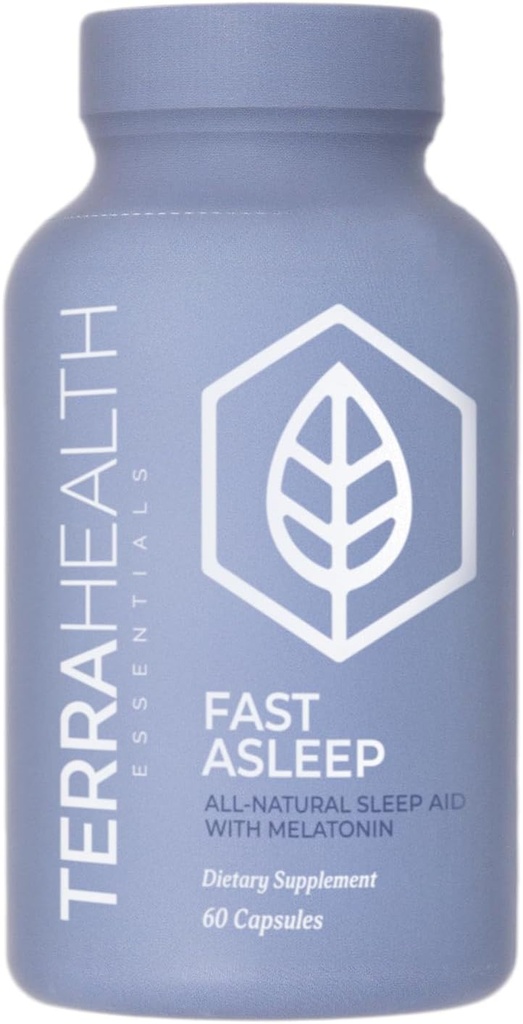 Terra Heath Essentials Hurtig søvn - Sovestøtte, Hjælper med søvnløshed & rastløshed - All Natural, 30 Day Supply