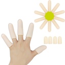 Gel Finger Cots, Finger Protector Support (14 PCS) NEW MATERIAL Finger Sleeves Great for Trigger Finger, Hand Eczema, Finger Cracking, Finger Gigt og mere. (10pcs Long + 4pcs Short)