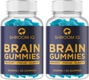 Brain Supplements for Memory and Focus - Nootropic Gummies for Mental Health and Brain Booster