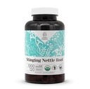 Stinging Nitle Root USDA Organic 120 Kapsler Measures 124; fordøjelsessystem, Natural Supplement Measures 124; Certified Organic Vegetar Capsules and Organic Stinging Nettle (Urtica Dioica) Tørret Root (120 Kapsler)