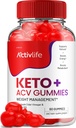 ActivLife Keto ACV Gummies - Active Life Keto Apple Cider Vinegaver, ActivLife Keto + ACV Weight Management Gummies ActiveLife Advanced 1000mg Formel (1 pakke - 60 Gummies)