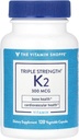 Triple Strength Vitamin K2 a "Knoglesundhed a" 300 MCG (120 Vegetabilske kapsler)