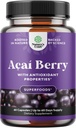Natures Craft Acai Berry Antioxidant Support Vægttab for kvinder og mænd - Vitaminer Mineraler Antioxidant Formel Understøtter immunsystem og Boost Energy Kognitiv sundhed - 60 Servering