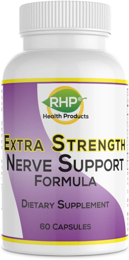 Extra Strength Nerve Support Formula for Nerve Repair and Regeneration. 60 Capsules