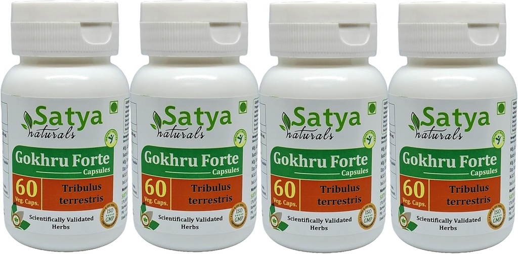 Gokhru Forte Capsule 500 mg. 60 Veg. Capsule Note 124; Gokharu (Tribulus Terrestris) Uddrag Kapsler til mænd og kvinder