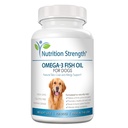 Omega 3 Fish Oil Soft Gels til hunde med EPA & DHA fedtsyrer til hjerte, hud, Coat & Allergy Support, Hip & Joint & Gigt Dog supplement, 180 Soft Gels